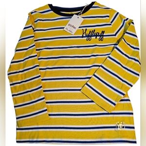 Mini Boden Harry Potter Hufflepuff Long-Sleeve Shirt Unisex Kid's Size 5 - 6 NEW